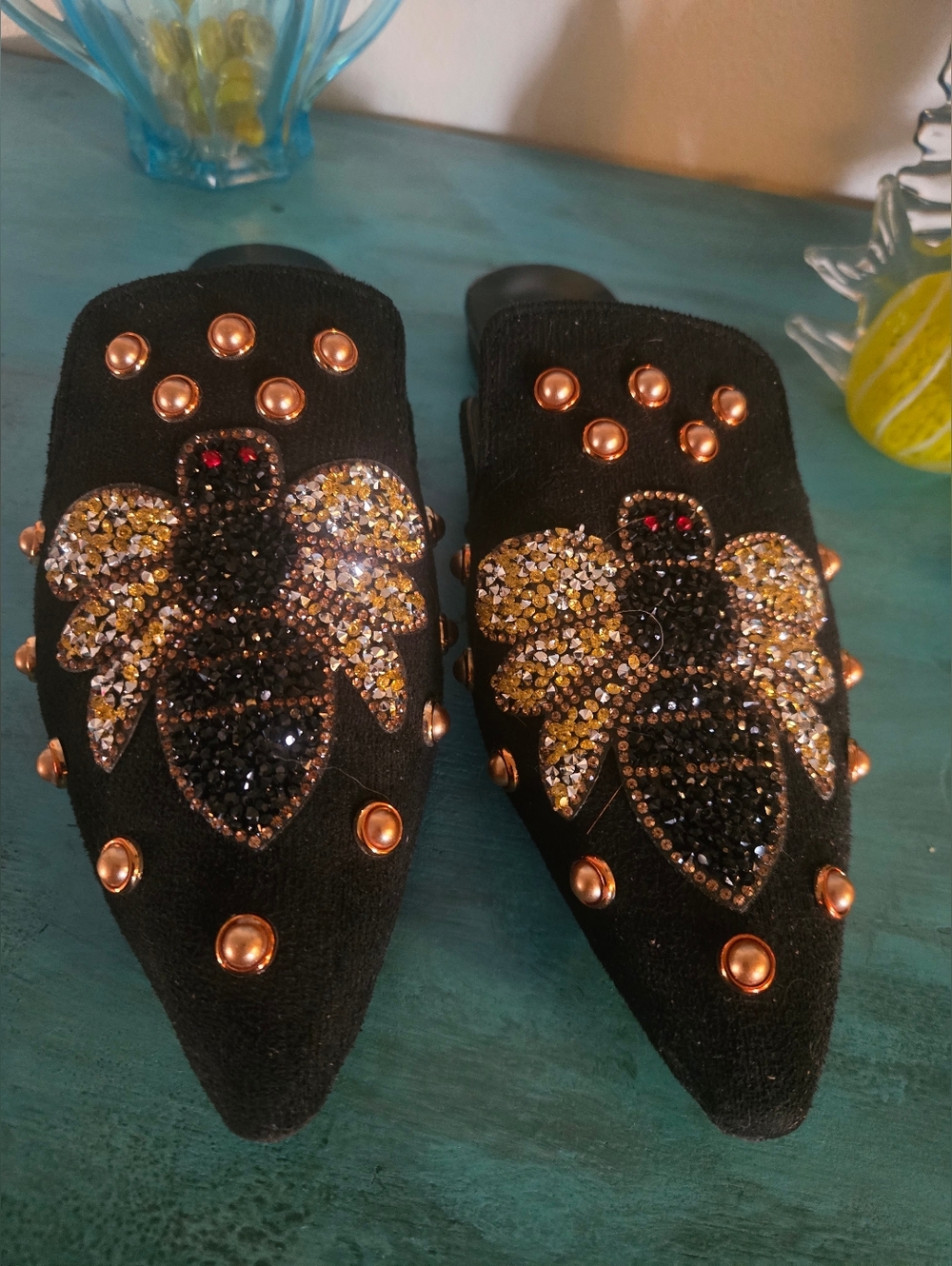 Women's Decorated Mules